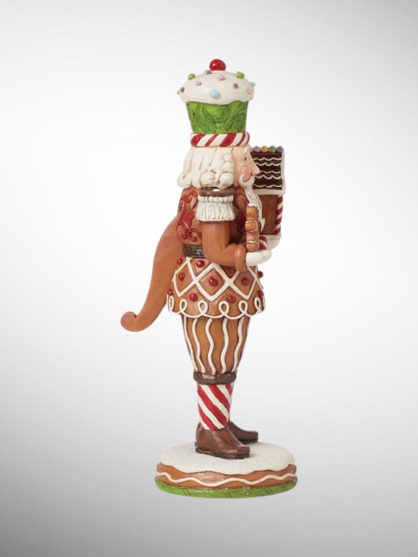 Jim Shore Gingerbread Christmas - Let's Get Crackin Nutcracker Figurine